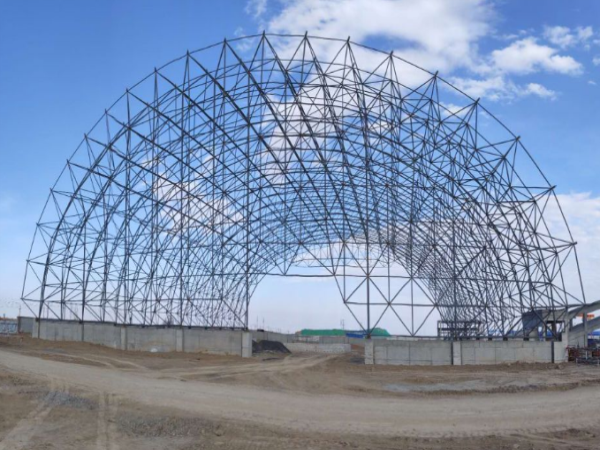 黄山体育场网架结构