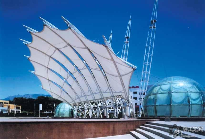 黄山车棚膜结构网架